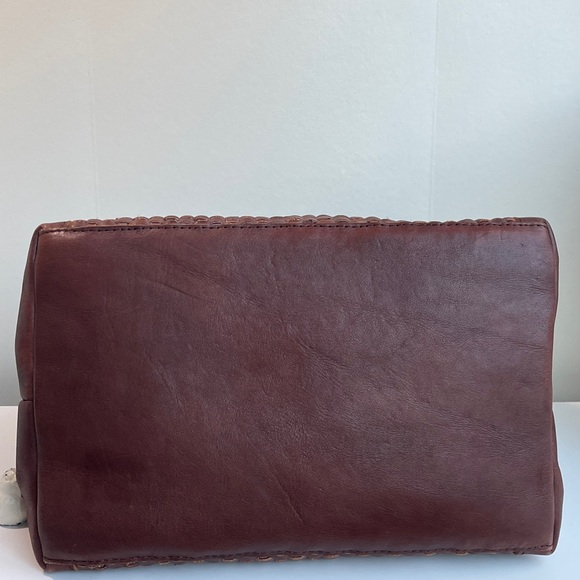 Artisan Woven Genuine Leather Tote Crossbody Bag - Picture 7 of 17